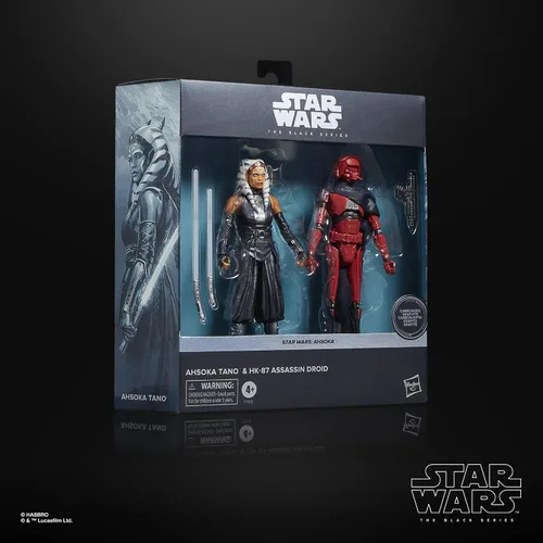 Vista 14 de STAR WARS The Black Series Ahsoka Tano & HK-87 Assassin Droid, Ahsoka - Figuras de acción de 6 pulgadas, paquete de 2, a partir de 4 años