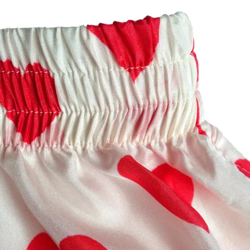 Vista 4 de Royal Silk White Silk Heart Boxers 2.0 Love You Valentine Special - Men's - 100% Silk