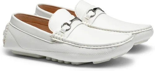 Vista 3 de Bruno Marc Mocasines de conducción para hombre Penny Mocasines sin cordones