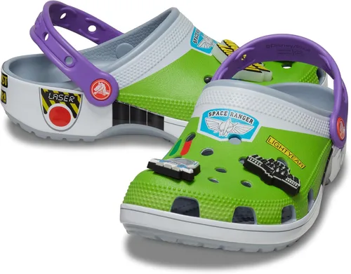 Vista 5 de Crocs Zuecos clásicos unisex de Toy Story para adultos Azul Gris/Buzz Año Luz
