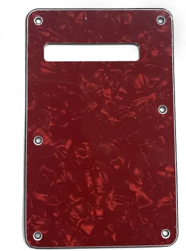 Vista 6 de KAISH ST/Strat Style Standard Guitarra Placa Trémolo Trem Cubierta para USA Strat/Stratocaster Abalone Pearl