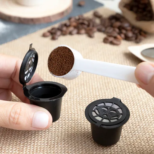 Vista 5 de Set de 3 Cápsulas de Café Reutilizables Recoff InnovaGoods