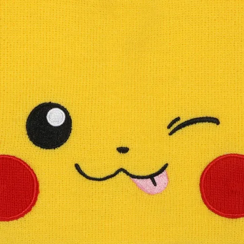 Vista 2 de Bioworld Pokemon Pikachu Big Face LED Light Up Knit Character Beanie