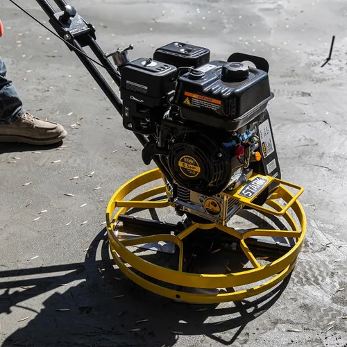 Vista 2 de Stark USA 6.5HP Soplador Trasero de Cemento con Paleta 22" Hoja de Flotador 196cc Motor a Gas para Acabado de Superficies de Concreto Liso