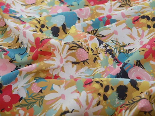 Vista 16 de COTTONVILL Colección Bloom 20COUNT - Tela de acolchado con estampado de algodón (1 yarda, 01-Bloom Main-1)