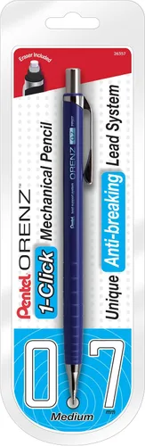 Vista 3 de Pentel Arts Orenz - Portaminas de 0.008 in, barril blanco, paquete de 1 (PP502WPABP)