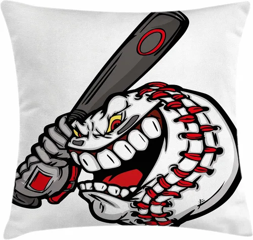 Vista 10 de Lunarable Funda de cojín con diseño abstracto de estilo grunge con temática abstracta de deportes acuáticos, funda de almohada cuadrada decorativa