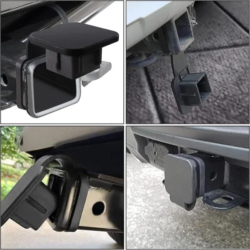 Vista 5 de Cubierta de tubo de inserción de enchufe de receptor de 2 pulgadas para Toyota, Ford, Jeep, Chevrolet, Nissan, Dodge, Ram, Porsche, Mercedes Benz