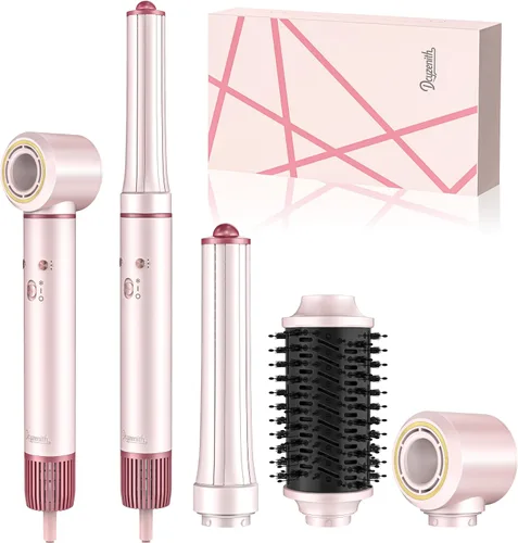 Vista 10 de Secador de pelo iónico de alta velocidad, motor sin escobillas para secado rápido, 3.7 mil millones de iones negativos para cabello liso, secador