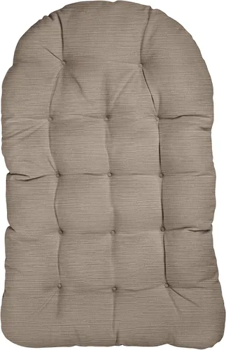 Vista 6 de Mozaic Home - Cojín para silla de huevos para exteriores/interiores, 44 x 27 x 4 pulgadas, cameo