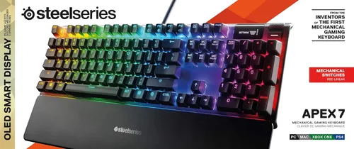Vista 12 de SteelSeries Teclados mecánicos Apex 7 TKL, teclado mecánico