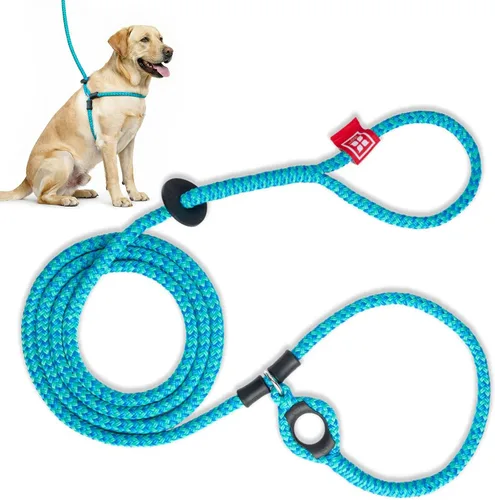 Vista 8 de Harness Lead Juego de arnés y correa para perro sin tirones, arnés antitirones para todas las razas y tamaños, diseño de cuerda acolchada de una