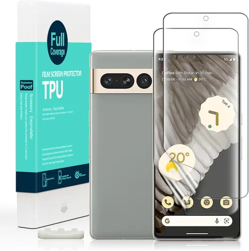Vista 7 de Ibywind Protector de pantalla para Google Pixel 6a 5G 6.1", con protector de lente de cámara de metal, sin burbujas, fácil de instalar