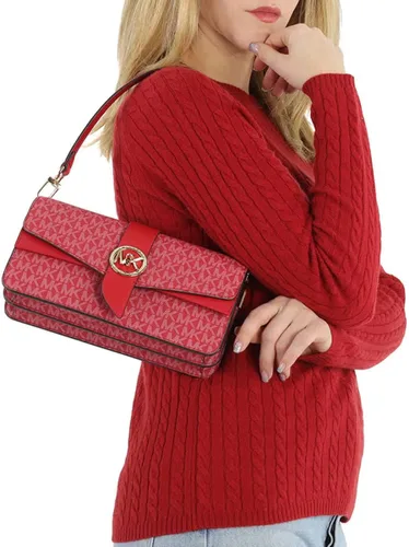 Vista 3 de Michael Kors Crimson Ladies Greenwich Bolso De Hombro Convertible - Carmesí, Carmesí