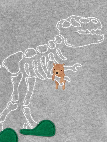 Vista 2 de Simple Joys by Carters - Juego de pijama de forro polar para niño 4 piezas