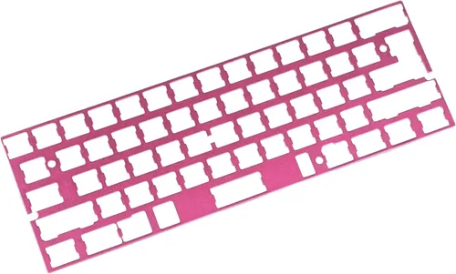 Vista 10 de YMDK Placa de aluminio anodizado universal de posicionamiento placa placa soporte ISO ANSI para GH60 PCB 60% teclado DIY