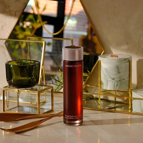 Vista 5 de AMOREPACIFIC Vintage Single Extract Essence Anti-Aging Korean Antioxidant Green Tea Face Serum, Boosts Hydration & Radiance