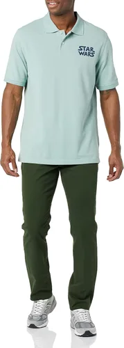 Vista 4 de Tienda Essentials Disney Marvel Camisa polo piqué de algodón de corte regular para hombre paquete de 2