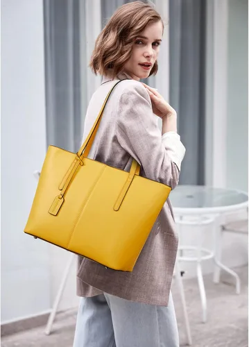 Vista 2 de BOSTANTEN Bolso de mano de cuero genuino para mujer