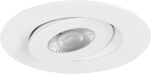Vista 3 de WAC Lighting Lotos - Luz LED empotrable redonda ajustable de 2 pulgadas, 3000K blanco cálido, 6W, 530 lúmenes, clasificación IC hermética, 120V-277V