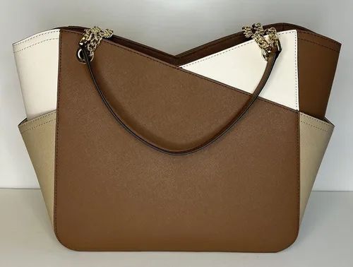 Vista 7 de Michael Kors Jet Set - bolsa de hombro para viaje con cadena grande cartera triple Michael Kors Jet Set