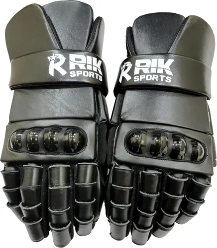 Vista 4 de Guantes deportivos de esgrima de cuero genuino Hema