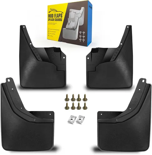 Vista 11 de Aleta de lodo Compatible con 2009-2010 Do-dge Ram 1500/2500/3500, 11-18 Ram 1500/2500/3500, Compatible con ruedas traseras simples, No es compatible