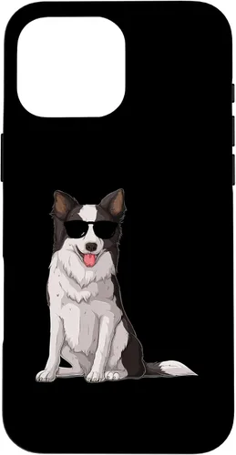 Vista 19 de Border Collie With Sunglasses Funny Border Collie Owner Dog Case for iPhone 16