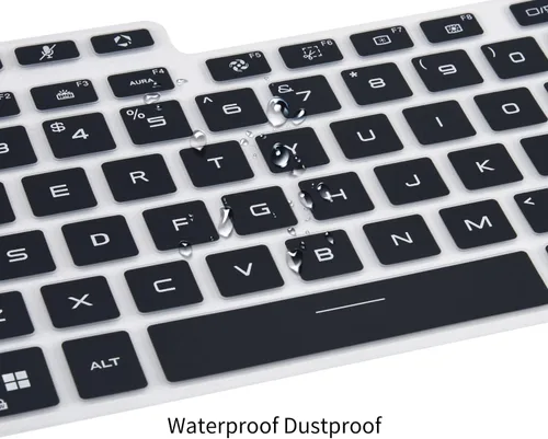 Vista 6 de Funda de teclado para ASUS TUF Gaming F16 FX607VU / A16 FA607 FA617NS, F15 FX507ZM FX507ZC FX507VU / A15 FA507NU, TUF Gaming F17 FX707 FA707 FA707RM