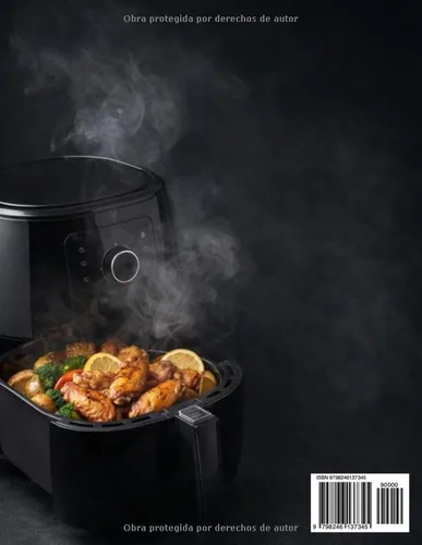 Vista 2 de Libro de Recetas Air Fryer para Principiantes Recetas fáciles y rápidas de platos crujientes y saludables en la freidora de aire para el día a día