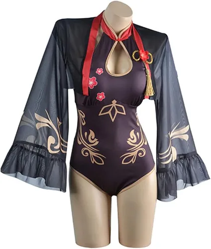 Vista 4 de Genshin - Traje de baño de anime para mujer, trajes de baño para niñas adolescentes