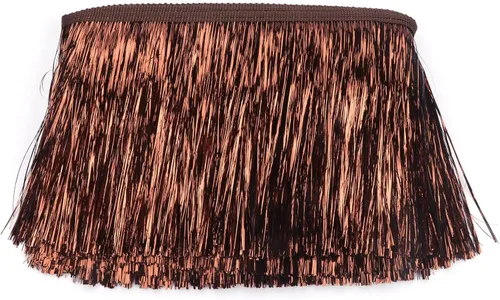 Vista 25 de YYCRAFT Fleco de Oropel de 1.75 pulgadas de Ancho Ribete de Oropel Guirnalda de Oropel Fleco para Disfraz de Baile Ribete con Efecto de Lámina