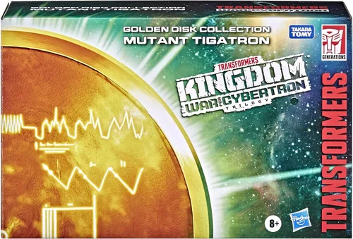 Vista 2 de Transformers Generations War for Cybertron Golden Disk Collection Capítulo 3, Mutant Tigatron, edades de 8 años en adelante, 7 pulgadas