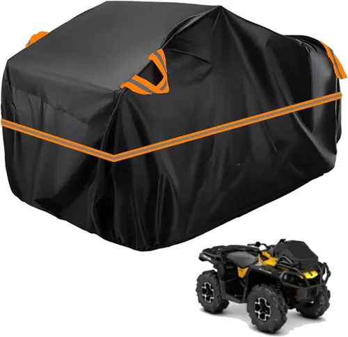 Vista 163 de Cubierta para ATV impermeable compatible con Arctic Cat H1 EFI TRV Cruiser 4x4 2011, cubierta de 210D para vehículos de 4 ruedas, cubierta para quad