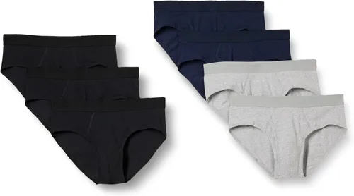 Vista 7 de Amazon Essentials Men's Breathable Cotton Jersey Briefs, Pack of 7 Negro