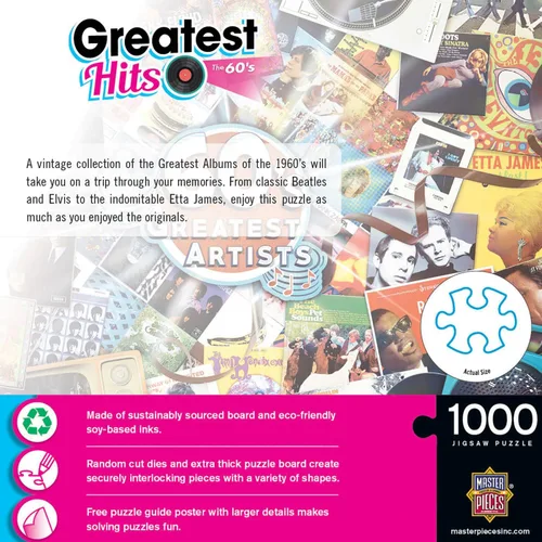 Vista 12 de Greatest Hits - Rompecabezas de 1000 piezas de los 90