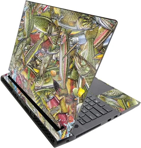Vista 18 de MightySkins - Skin brillante con purpurina para Alienware M17 R3 (2020) y M17 R4 (2021) - Diversión de los años 90 Acabado duradero con purpurina