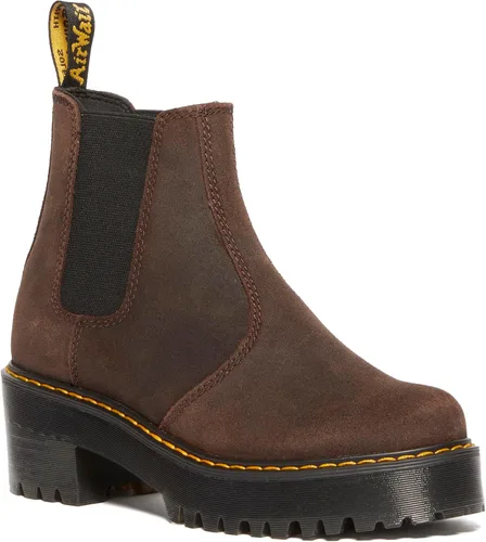 Vista 11 de Dr. Martens Botas Chelsea de piel Sanguine para mujer