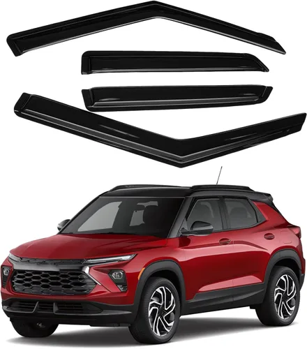Vista 19 de Canvcle 4Runner - Protectores de lluvia – Viseras de ventana para Toyota 4Runner 2010-2024, deflectores de viento de ventana lateral con cinta