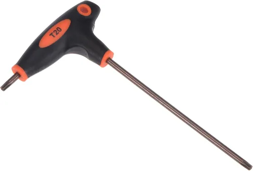 Vista 8 de uxcell T10 llave Torx a prueba de manipulación anti manipulación llave en T llave de doble extremo, acero S2