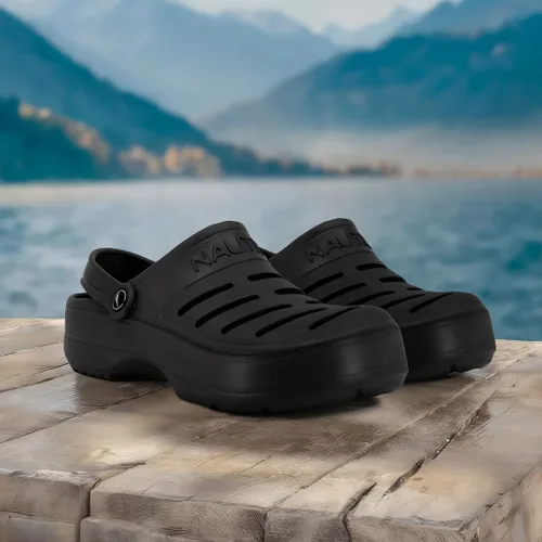 Vista 2 de Nautica - Zuecos para hombre - Sandalia deportiva - Con cierre ajustable en la espalda - (Zapatos para aguaPantuflas de pelo suave) River Edge