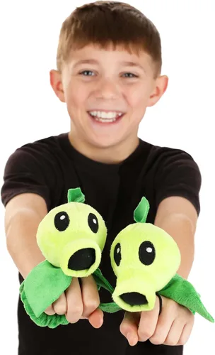 Vista 4 de Fun Costumes Plants Vs Zombies - Guantes de trío