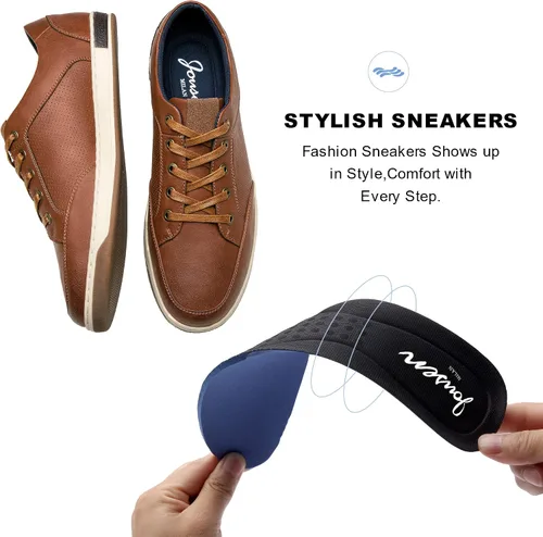 Vista 5 de Jousen - Tenis informales a la moda para hombre