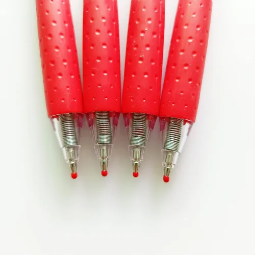Vista 4 de Sencoo Paquete de 10 bolígrafos de gel rojos, retráctiles, punta fina, bolígrafo de escritura para oficina, escuela, estudiantes, regalo