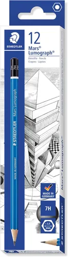 Vista 8 de STAEDTLER Mars Lumograph 8B Lápiz de dibujo de grafito, suave, resistente a la rotura, 12 unidades, 100-8B