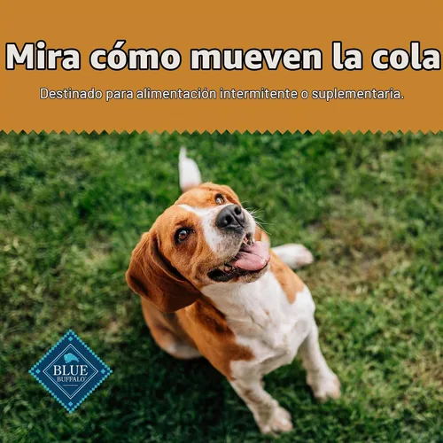 Vista 8 de Blue Buffalo Sizzlers Golosinas para perros estilo tocino con cerdo real de Estados Unidos, sabor cheddar, bolsa de 15 onzas