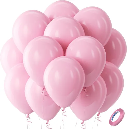 Vista 119 de Bezente Globos Naranjas de Látex para Fiestas - Paquete de 150 Globos de Helio Naranjas Mate Pequeños de 5 Pulgadas para Decoraciones de Fiestas