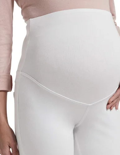 Vista 3 de HUE Legging de maternidad de mezclilla ultra suave para mujer