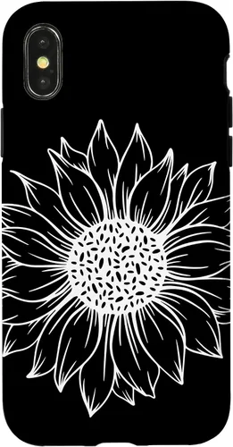 Vista 5 de iPhone 16 Cute and Beautiful White Flower of Sunflower Case