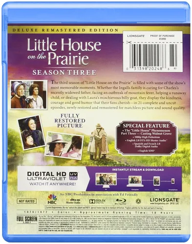 Vista 2 de Little House On The Prairie Season 3 Deluxe Remastered Edition [Blu-ray]